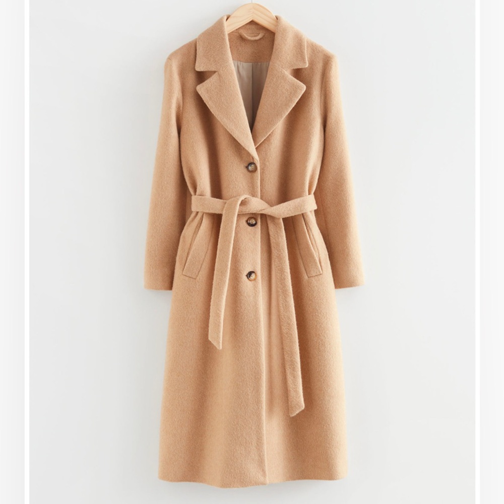LIKE NEW: & Other Stories Single-Breasted Belted Coat 🦙 🧥